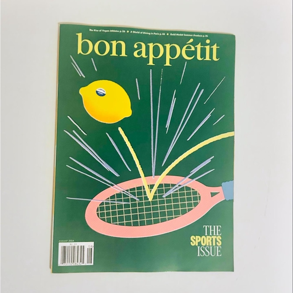 ⭐️5 For 25⭐️ Bon Appetit Magazine - August 2024 - The Sports Issue